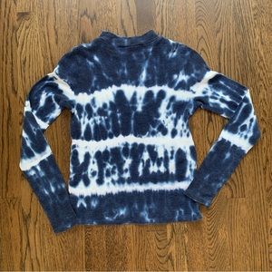 American Eagle Long Sleeve Blue Tiedye